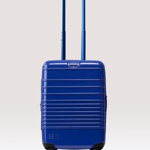 The Carry-On Roller in Glossy Cobalt Blue