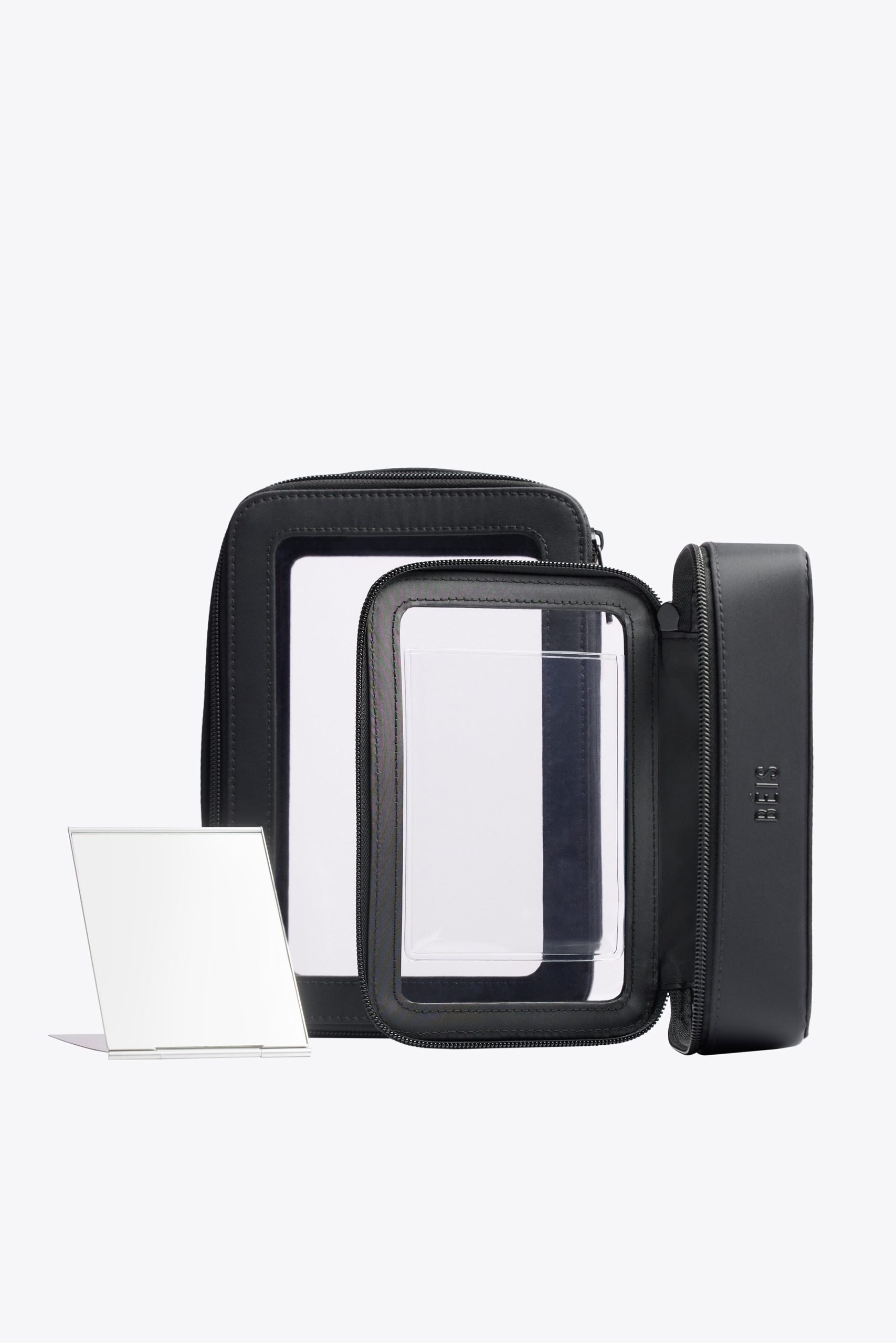 The In Flight Cosmetic Set in Black - Image 2